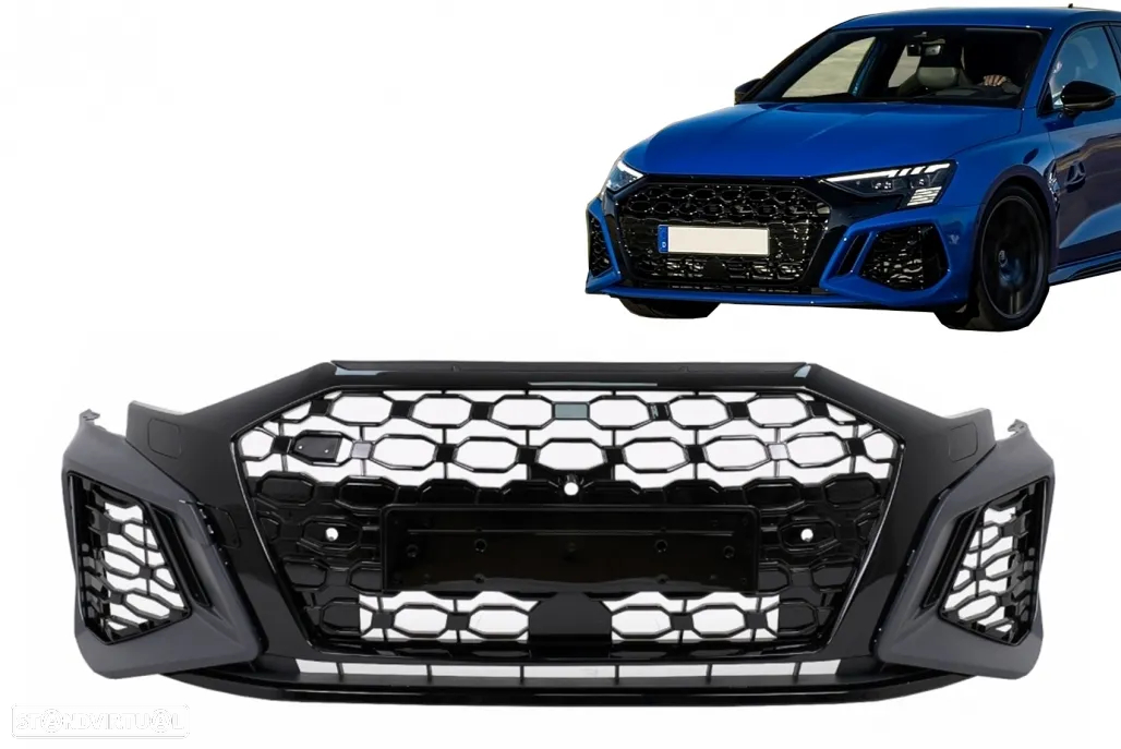 Para-choques Audi A3 8Y Sedan (2021 em diante) Look RS3 - 5