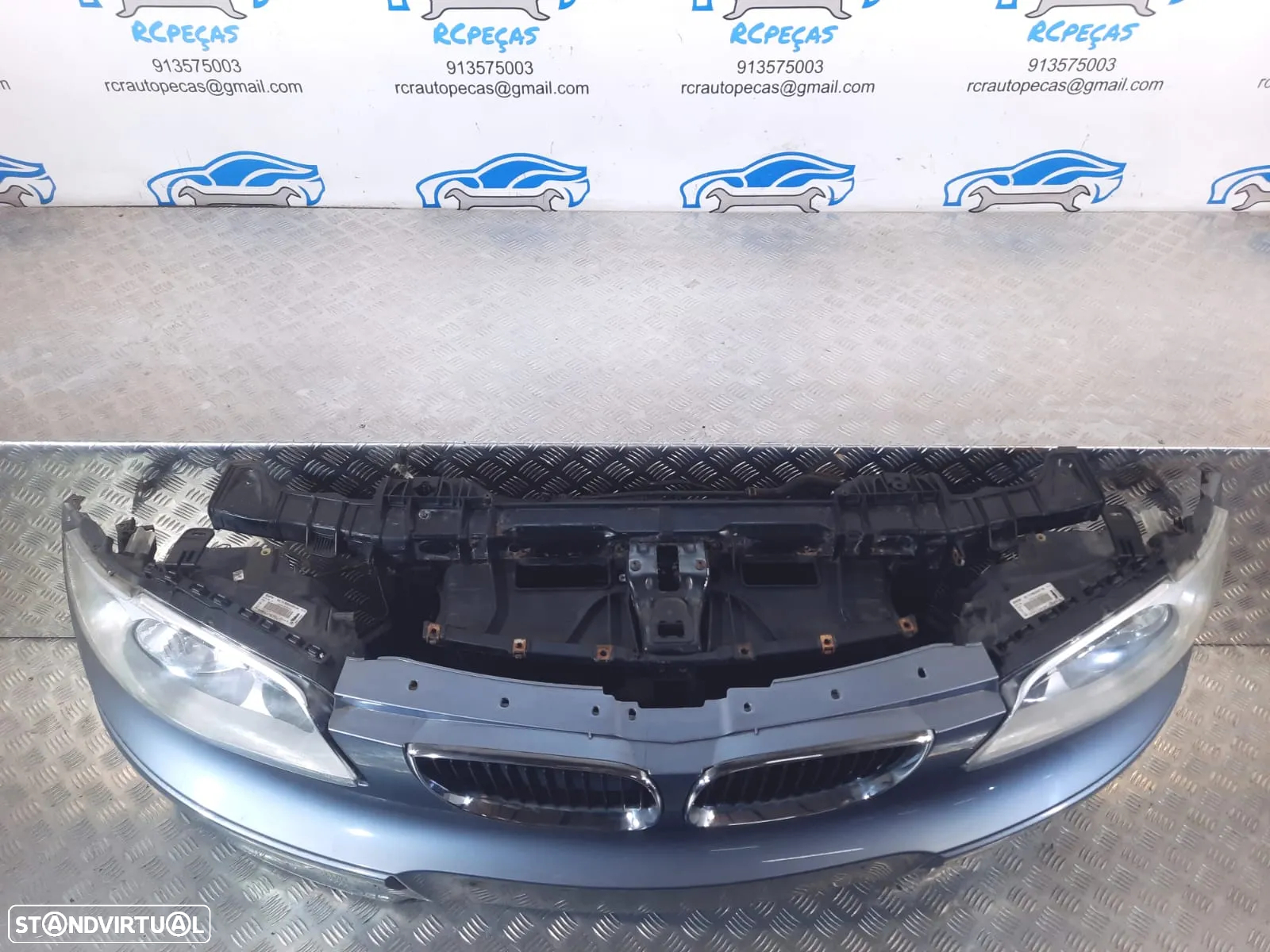 FRENTE COMPLETA BMW SERIE 1 E87 E81 PRELCI PRE-LCI CAPOT PARACHOQUES GUARDA-LAMAS OTICAS RADIADOR VENTILADOR FRENTE FIBRA REFORÇO - 16