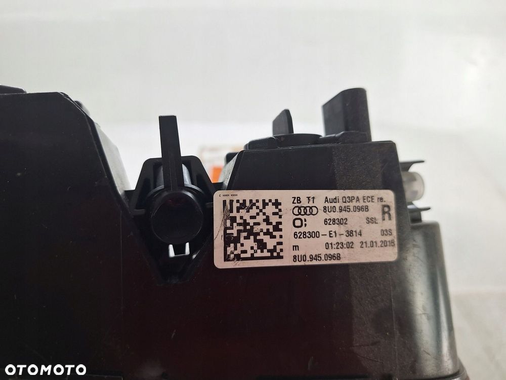LAMPA ZDERZAKA AUDI Q3 8U 8U0 ORYGINAŁ OE ASO LIFT 2014-2018 - 2