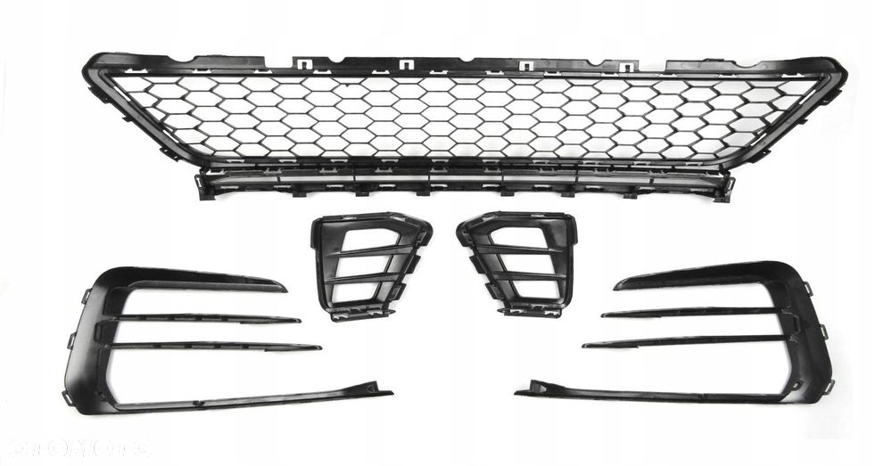 Komplet atrap / kratek / Kratki w zderzak VW Golf 7 GTI / VII GTI 17 - 20 - 2