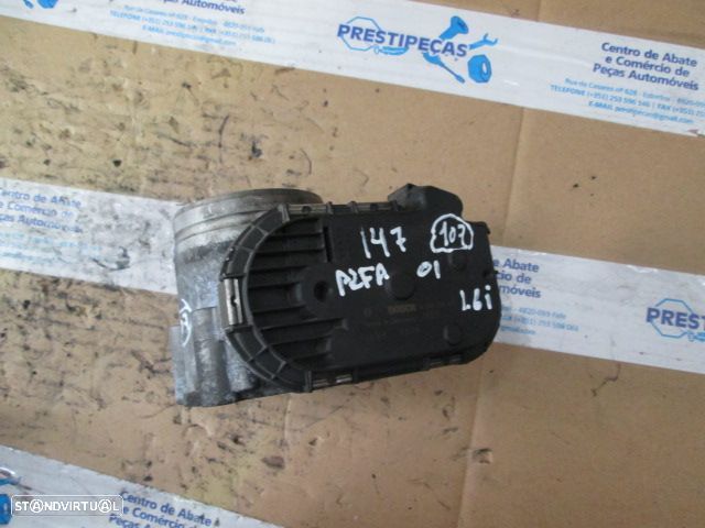 Corpo Borboleta 0280750073 ALFA ROMEO 147 2002 1.6I   0P   ALFA ROMEO 147 FASE 2 2005 1.6I TWINSPARK 120CV 5P CINZA - 1