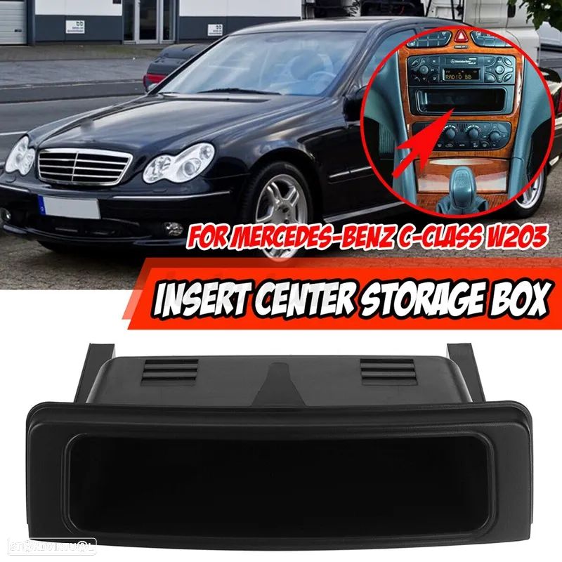 Caixa armazenamento consola central Mercedes w203 Classe C - 1