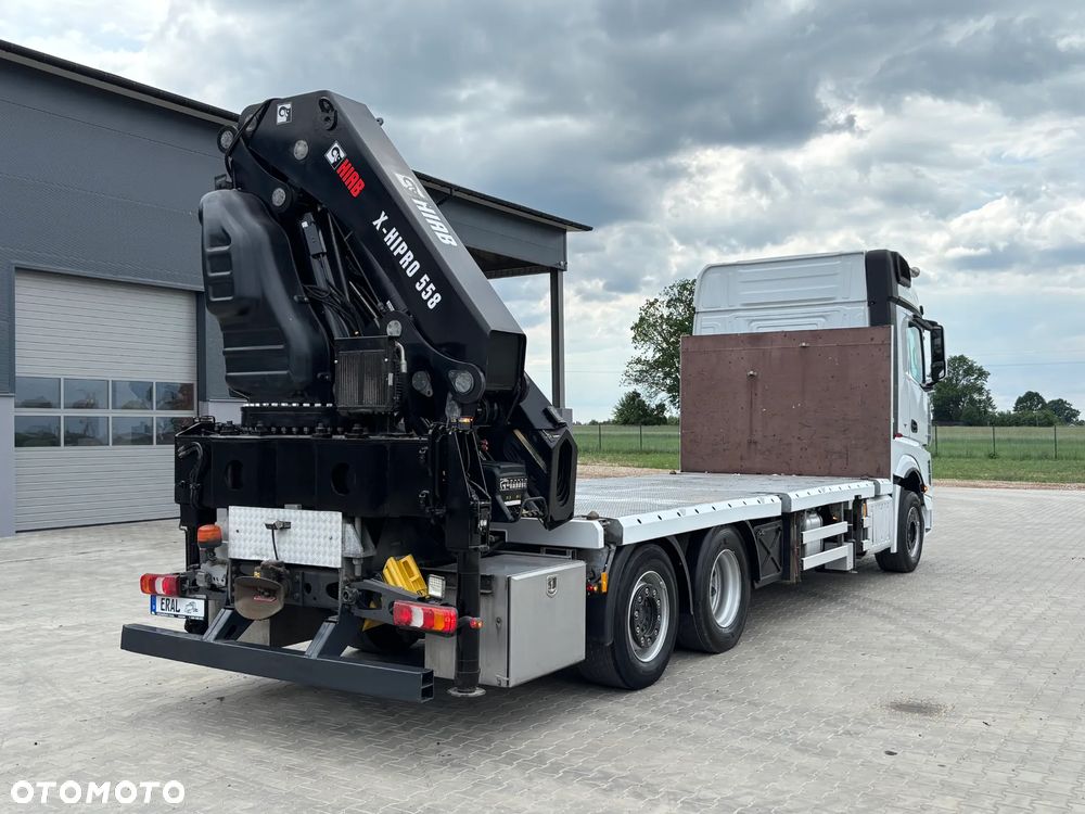 Mercedes-Benz Actros 2545 HDS HIAB 558 oś Skrętna Idealny Stan Sprowadzony z Niemiec - 7