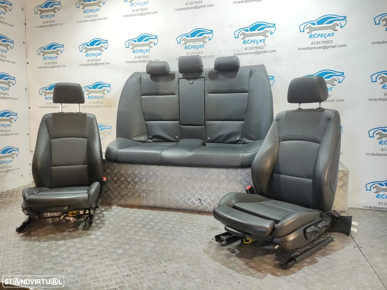 Conjunto Bancos em Pele BMW Serie 3 Sedan E90 Pack M - 4