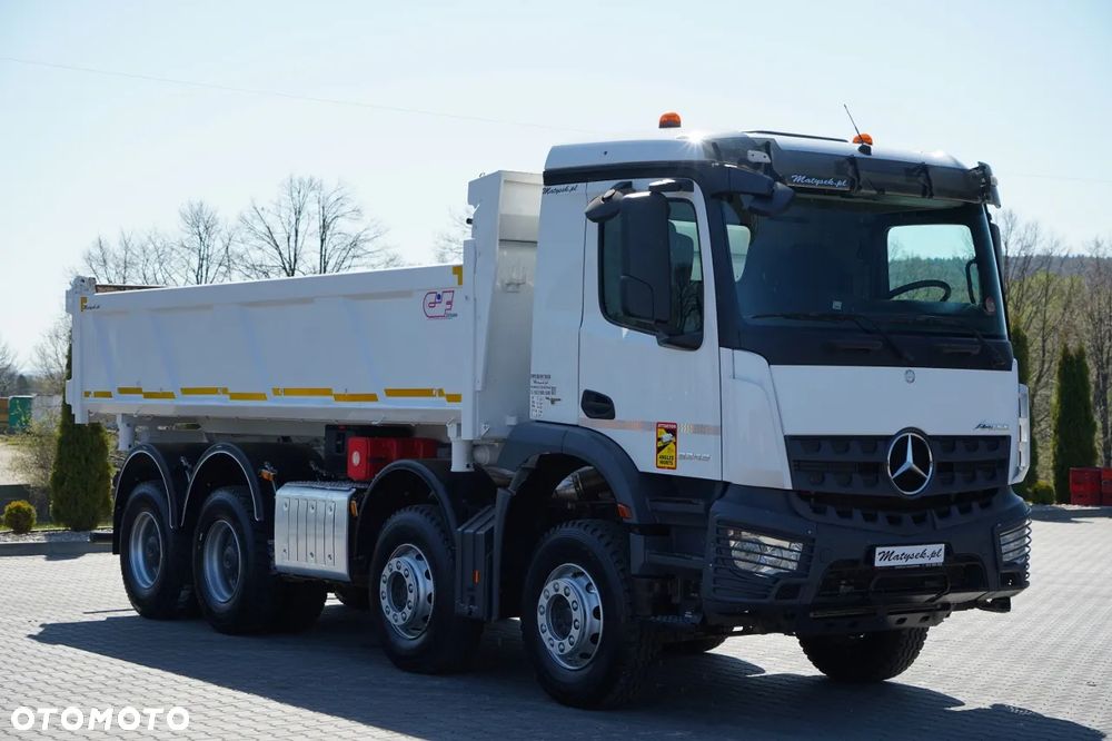 Mercedes-Benz AROCS 3243 / 8x4 / WYWROTKA DWUSTRONNA 6.1 M / HYDROBURTA / BORDMATIC / AUTOMAT / OPONY 100% / EURO 6 / - 18