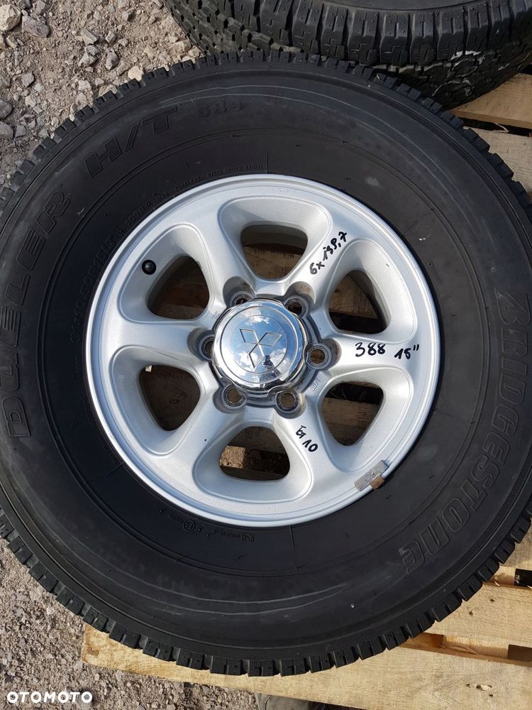 koła alufelgi mitsubishi pajero ii 7.0j x 15' 6x139.7 et 10 - 5