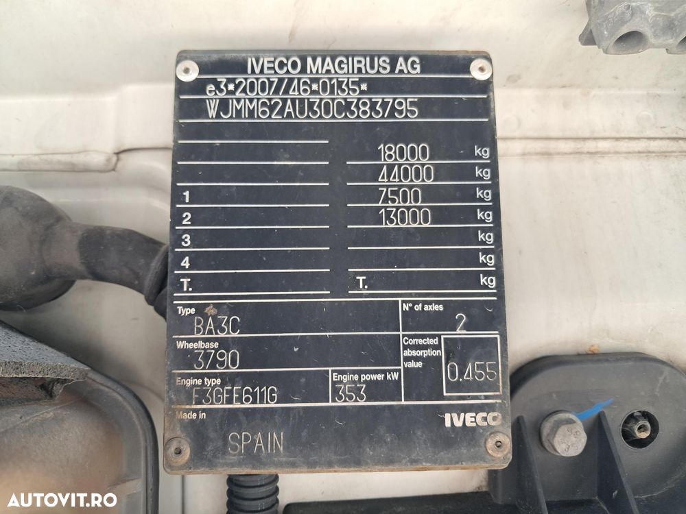 Iveco STRALIS AS440S48 480CP AUTOMAT EURO 6 RETARDER - 23