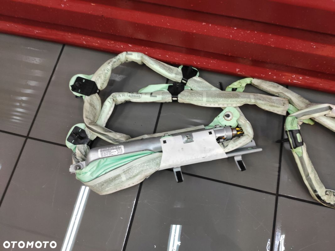 JAGUAR XF X250 KURTYNA LEWA PRAWA POWIETRZNA AIRBAG SPRAWNA ORYG - 3