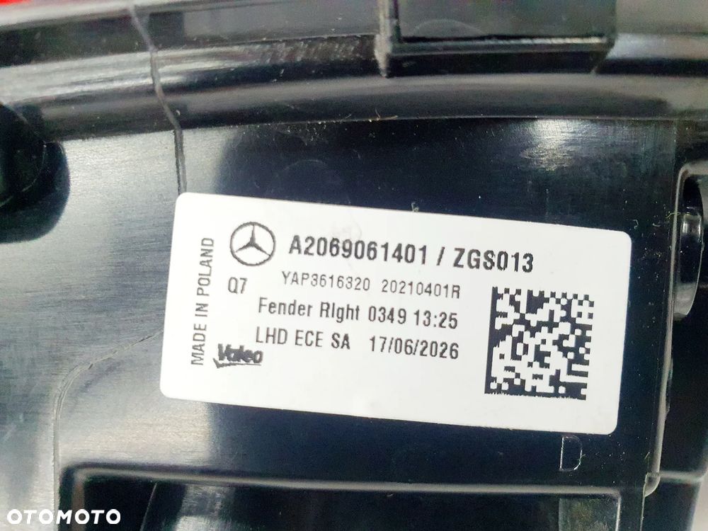 MERCEDES C KLASA W206 KOMBI LAMPA PRAWA TYŁ FULL LED A2069061401 ORYGINAŁ! - 7
