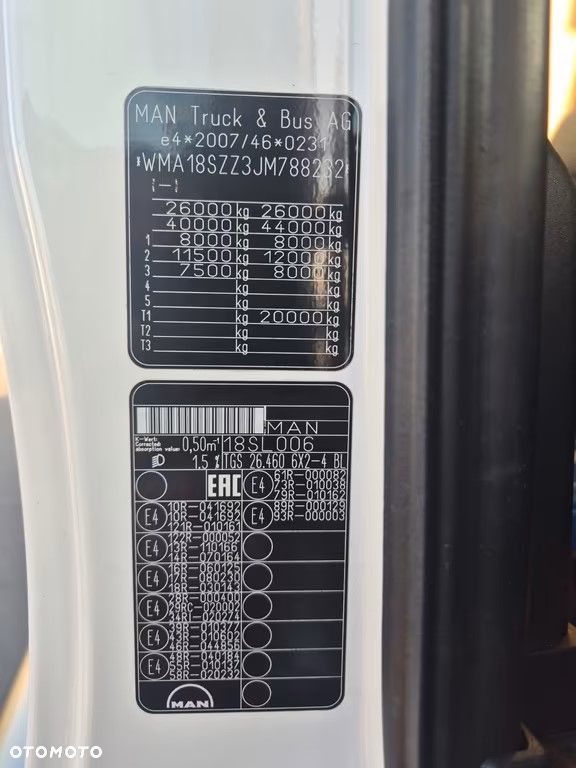MAN TGS 26.460 6x2 – HDS  HIAB 177K / EURO 6 / Retarder - 3