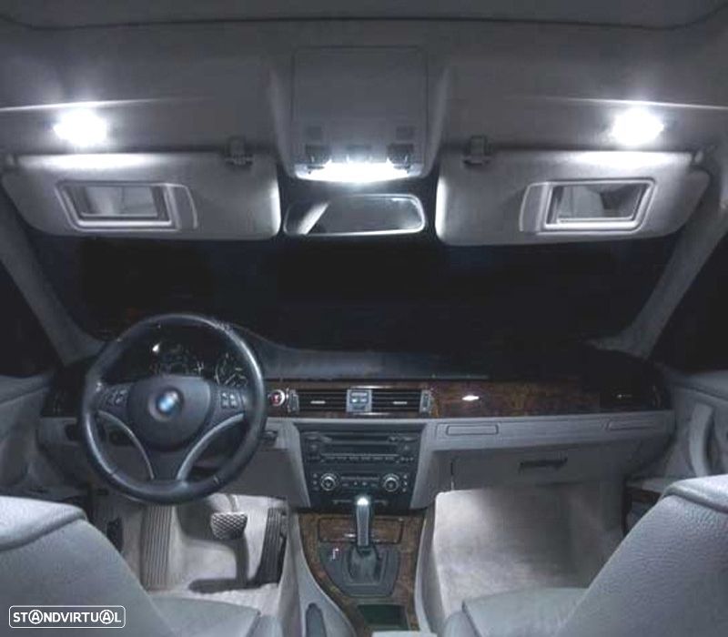 KIT COMPLETO 19 LAMPADAS LED INTERIOR BMW SERIE 3 E91 325XI 328I 328XI 325D 320D 330D TOURING 06-12 - 2