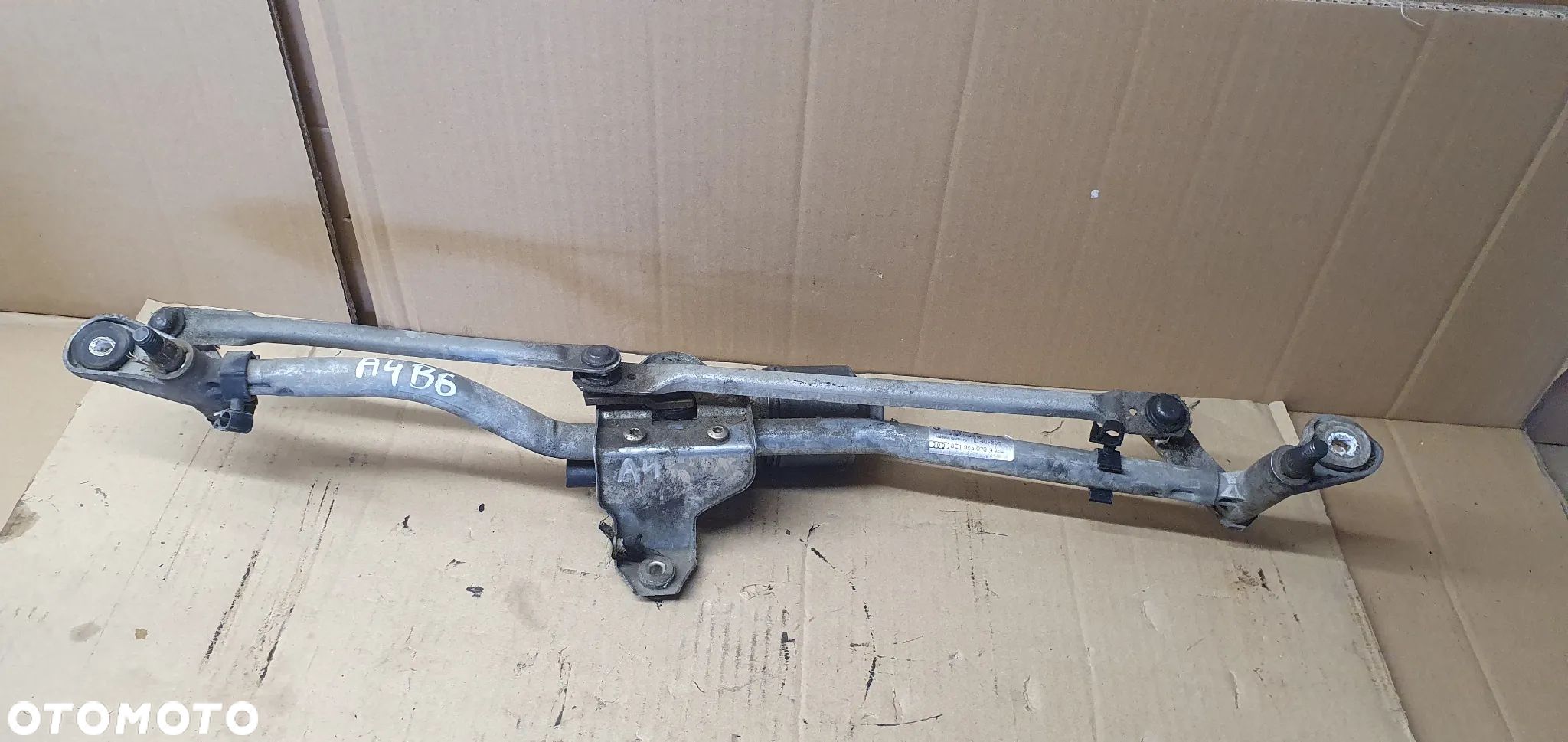 Mechanizm wycieraczek przód przedni Audi A4 B6 8E1955119 8E1955023A - 1