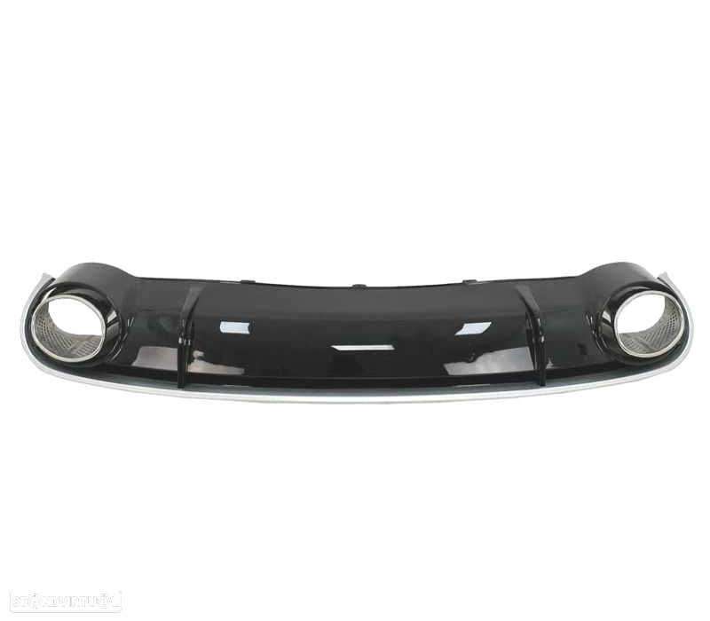 DIFUSOR TRASEIRO AUDI A4 B8 07-11 LOOK RS4 - 5