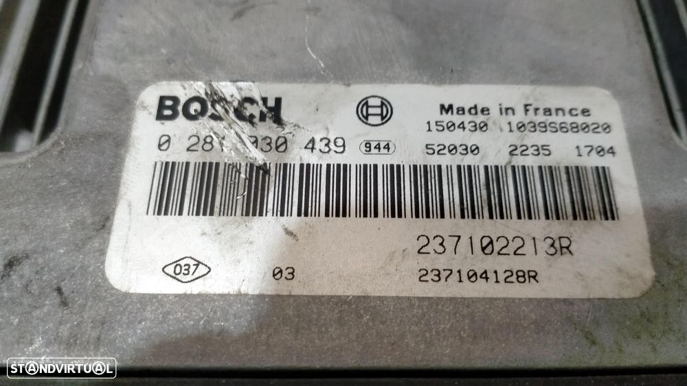 CENTRALINA MOTOR UCE RENAULT CLIO IV 2015 -0281030439 - 1