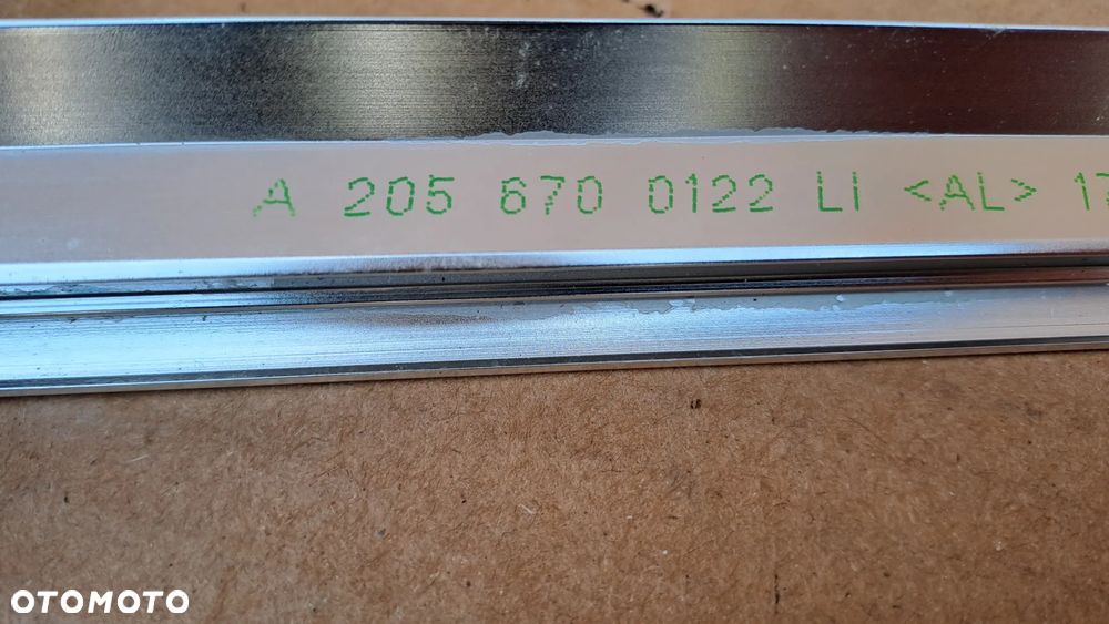 MERCEDES W205 LISTWA OZDOBNA CHROM LEWY TYŁ KOMBI A2056700122 - 3