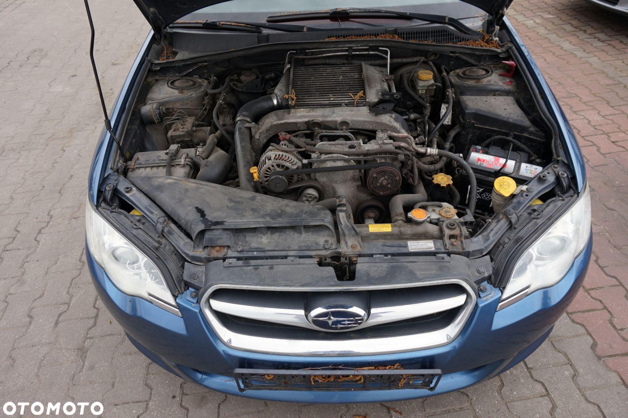 MASKA ZDERZAK BŁOTNIKI LAMPY LEGACY IV BL LIFT 64Z XENON SPRYSKI SUBARU 2006-2009 NIEBIESKI PRZÓD KOMPLETNY - 23