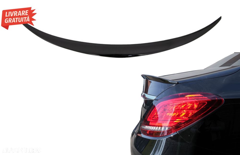 Eleron Portbagaj Mercedes C-Class W205 (2014-2020) Design Negru Lucios- livrare gratuita - 1