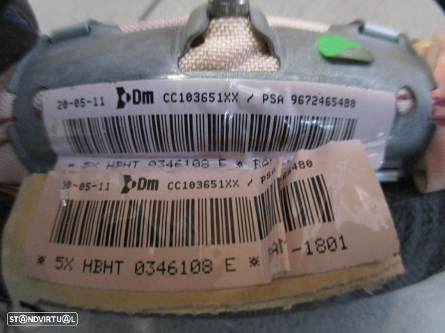 Airbag Cortina 9672465480 CITROEN C3 2 FASE 1 2011 1.4HDI 70CV 5P PRETO DRT CITROEN C3 2 FASE 1 2010 1.4HDI 70CV 5P PRETO DRT CITROEN DS3 1 A55 FASE 1 2010 1.6HDI 112CV 3P BRANCO DRT - 3