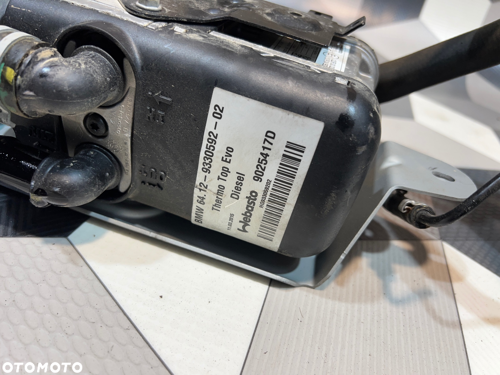 BMW F15 F16 OGRZEWANIE POSTOJOWE WEBASTO THERMO TOP EVO DIESEL 9330592 - 3