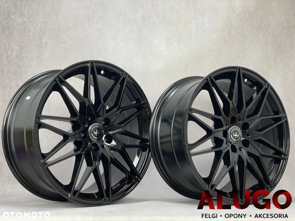 Alufelgi 19 5x112 Felgi Audi A4 A5 A6 A7 BMW G20 G30 G31 Nowe Czarny Połysk - 2