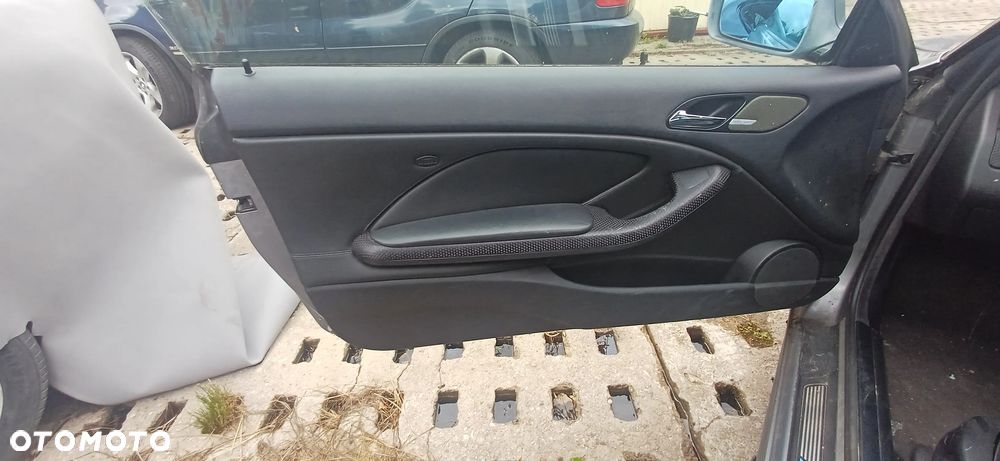 BMW E46 COUPE WNĘTRZE FOTELE SPORT SKÓRA CZARNE SPORTSITZE M-PAKIET - 9