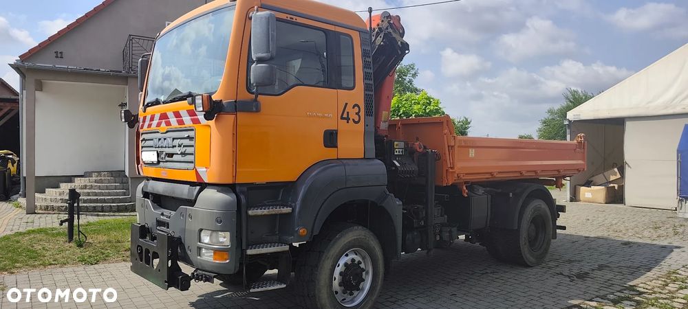 MAN TGA TGS TGM TGL18.360 HDS Żuraw Wywrotka 4x4 Kipper - 3