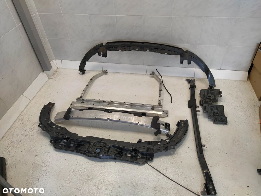RANGE ROVER EVOQUE L551 PAS PRZEDNI ABSORBER BELKA ROZPÓRKA WZMOCNIENIE PASA PRAWY LEWY WSPORNIK PASA PRZEDNIEGO STREFA ZGNIOTU ORYGINAŁ KOMPLET - 2