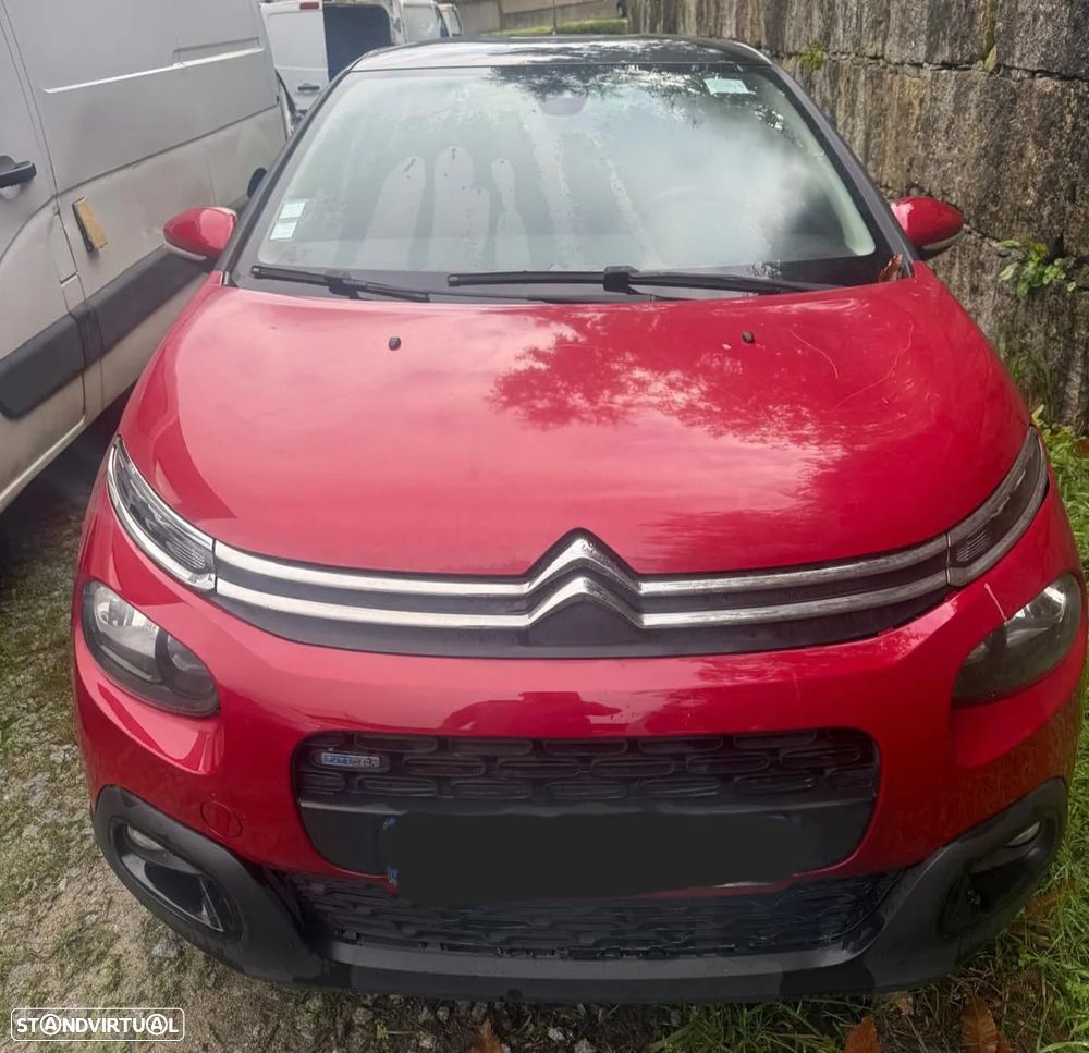 Citroen C3 1.2 VTi Ano 2017 Para Peças - 1