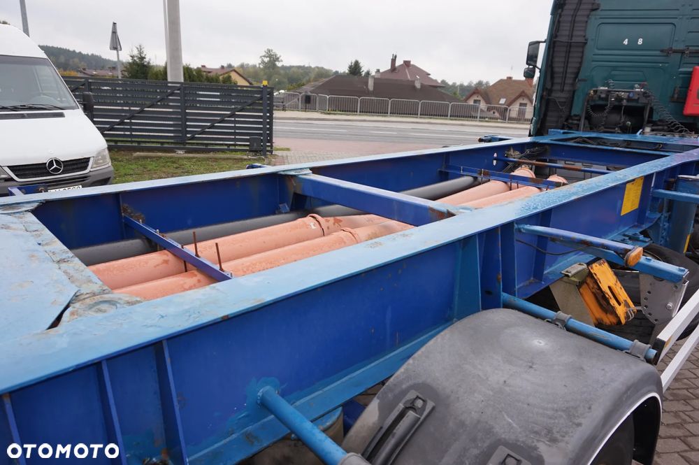 Lag 0-3-39 CD Naczepa Ciężarowa Przewóz Kontenerów Osie BPW - 10