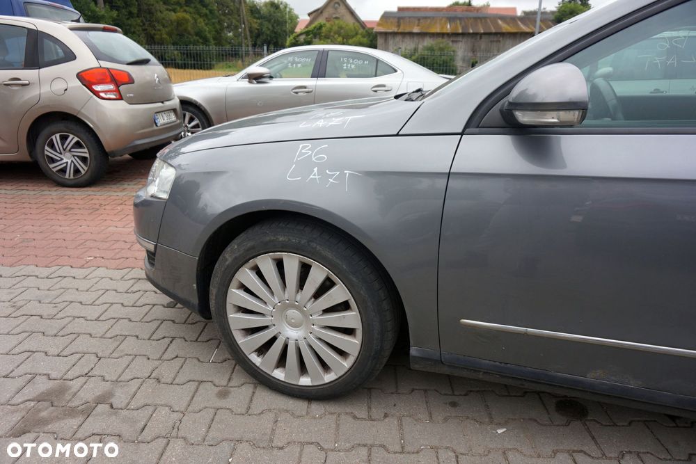 MASKA ZDERZAK BŁOTNIKI LAMPY PASSAT B6 LA7T  VOLKSWAGEN 2005-2010 SZARY PRZÓD KOMPLETNY - 9