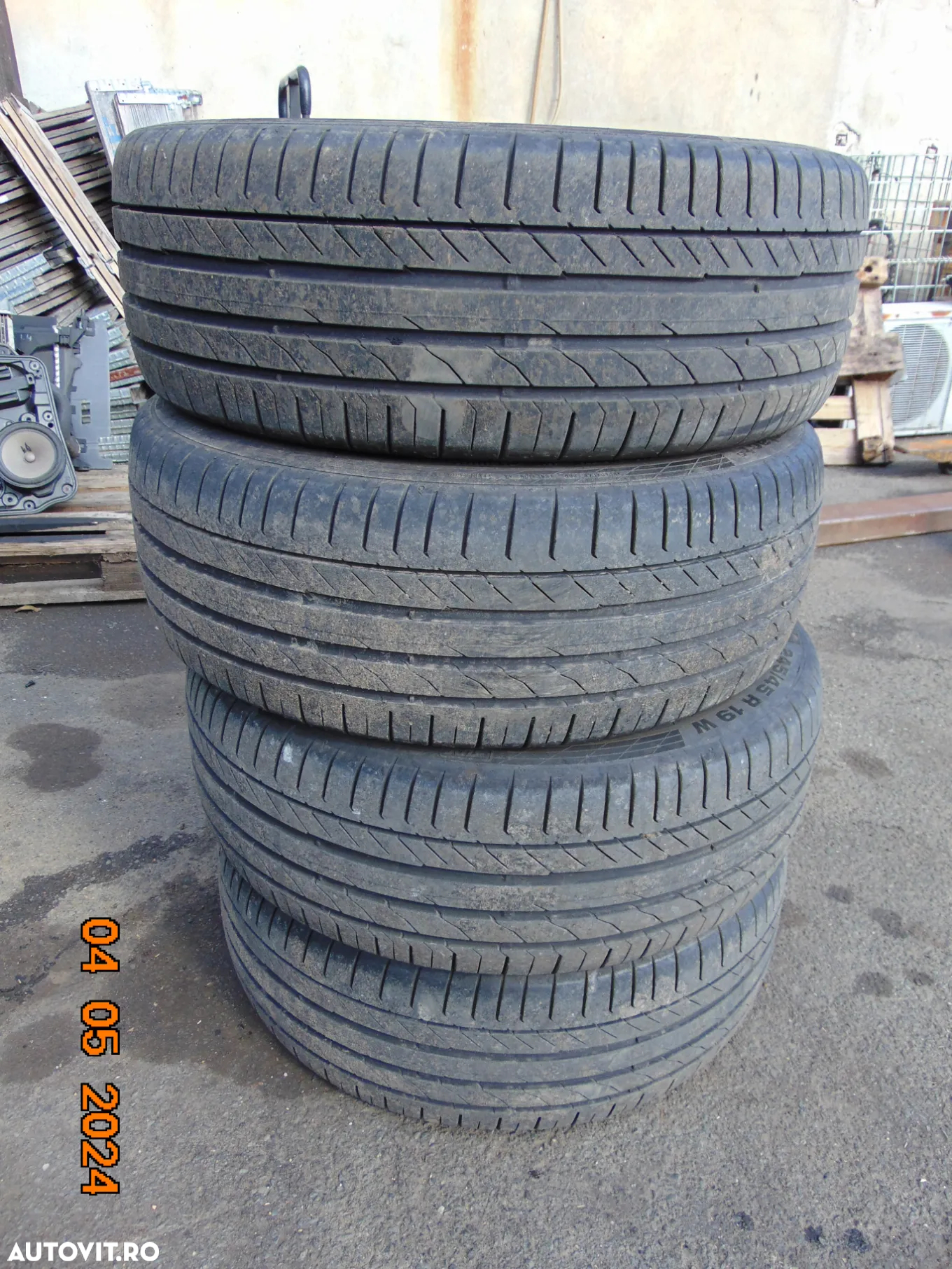 Jante hyundai Tucson r19 jante aliaj cu anvelope vara Santa fe Kia sportage Sorento mazda nissan honda 245/45/r19  continental - 10