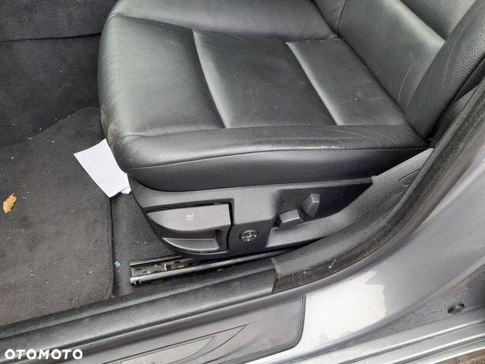 BMW F10 FOTELE KANAPA KOMPLET ELEKTRYCZNE SKÓRA CZARNE - 3