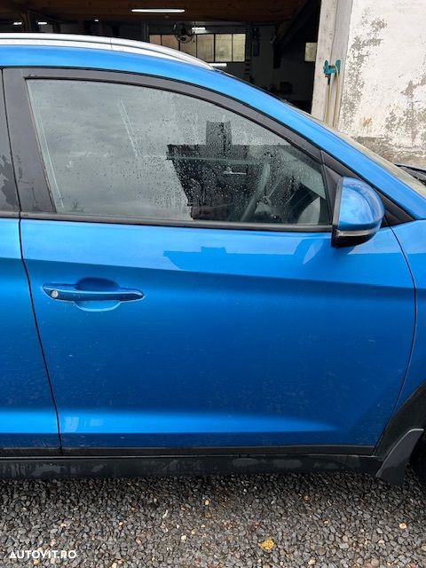 Usa Dreapta Fata Hyundai Tucson III 2015 - 2018 SUV 4 Usi Ara Blue Metallic R3U (1293) - 1