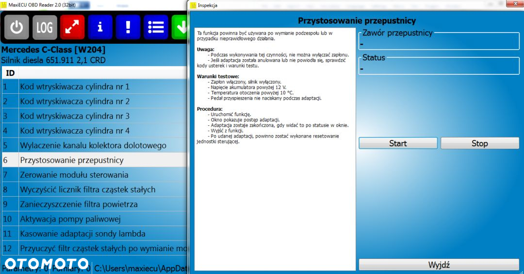 Mercedes - pełna diagnostyka. Polski program MAXIECU + interfejs MAXIECU Wi-Fi + BT - 7