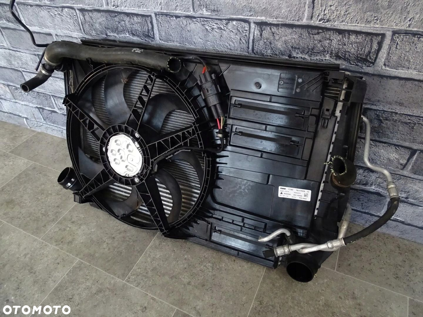 BMW X1 F48 F49 X2 F39 MINI F54 F60 DIESEL KOMPLET CHŁODNIC WENTYLATOR - 6