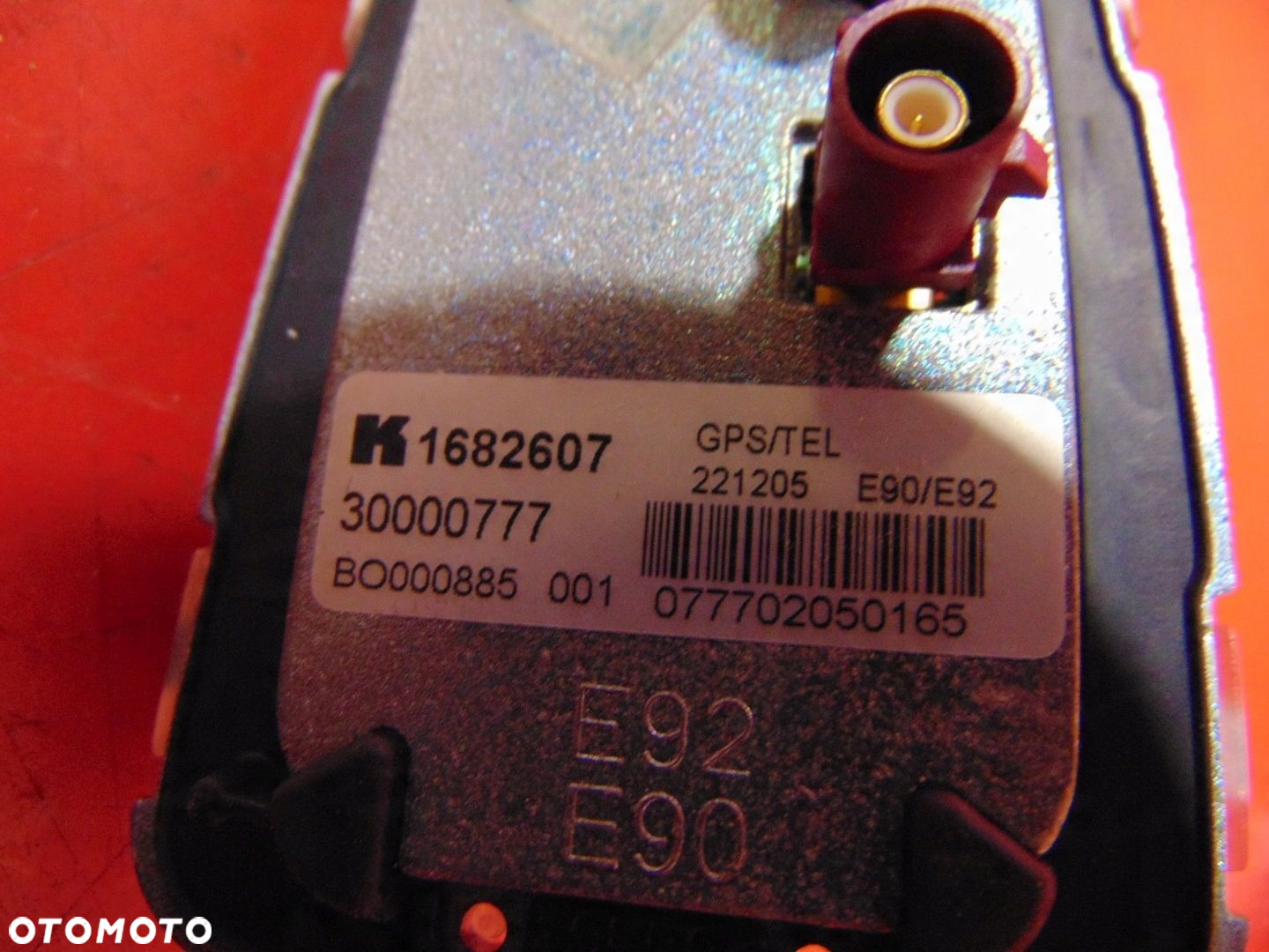 BMW 3 E90 ANTENA DACHOWA GPS NAKŁADKA OSŁONA 354 1682607 6942239 REKIN - 11