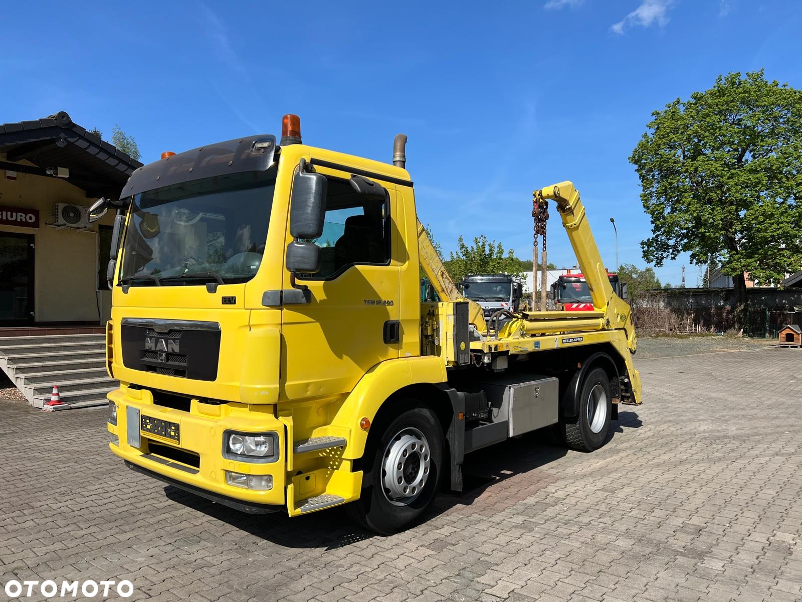 MAN 18.290 TGM bramowiec, MEILLER, pilot, 290 KM, 320 t.km.! - 2