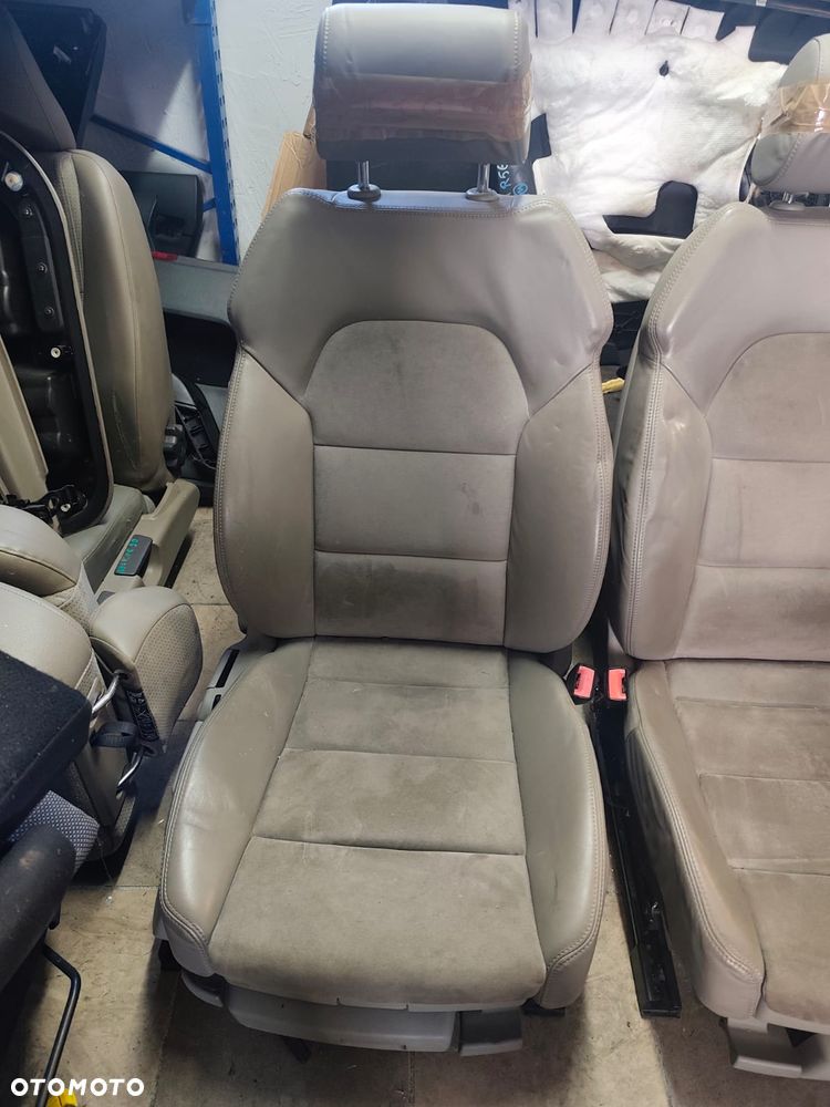 AUDI A6 C6 04- FOTELE KANAPA PÓŁSKÓRA ALCANTARA - 3