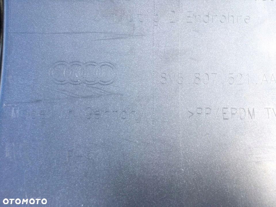 DOKŁADKA Dyfuzor, SPOJLER Audi A3 8V5 S-Line - ASO - 8