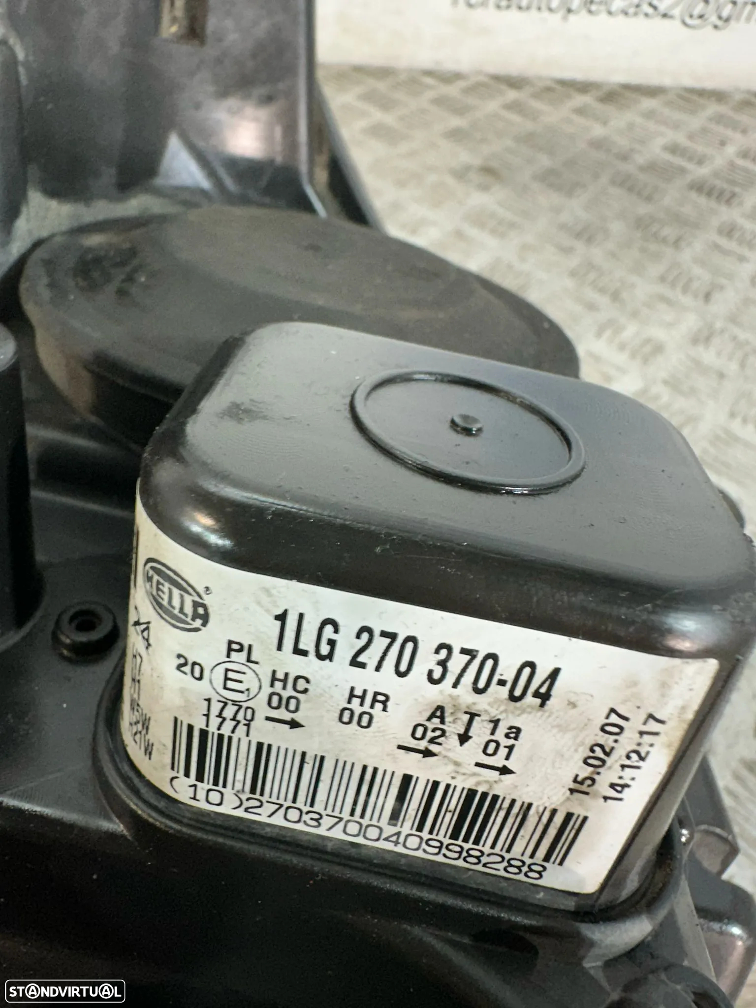 .Conjunto Oticas Farois Frontal Frente Esquerda Direita Halogenio Original GM Opel Astra H 1LG270370-04 1LG270370-03 - 14