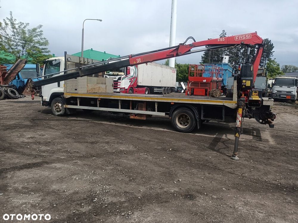 isuzu forwart platforma zuraw hds 7,10 m piaskarka sprezarka powietrza - 1