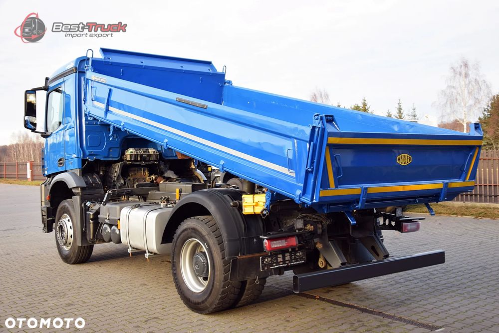 Mercedes-Benz AROCS 1840  / 4X2 / MEILLER KIPPER  4,8m  /  SILNIK  11 L  / DMC 44000 KG / PRZYCZEPA 27T / - 16