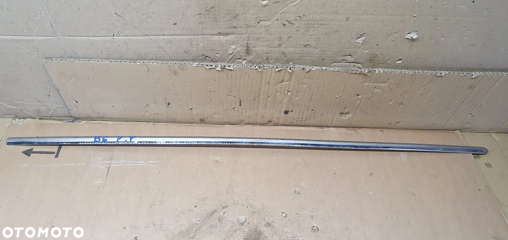 Listwa drzwi prawy przód chrom VW Passat B6 3C0853516C - 1