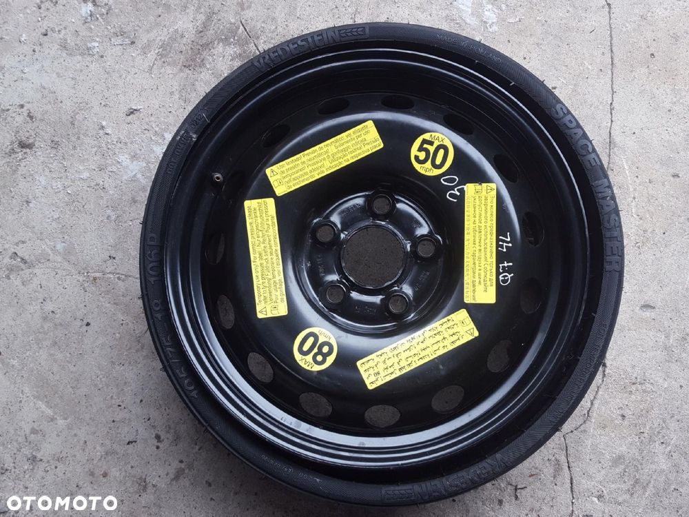 AUDI Q7 4L 05-15r KOŁO DOJAZDOWE 18 5X130 4L0601027 - 1