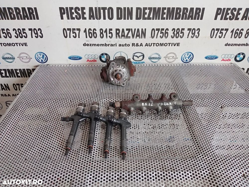 Kit Injectie Injectoare Pompa Rampa Mazda 5 Mazda 6 2.0 Diesel RF7J Cod -0420 Cod RF7J 13H50 Testat - 5