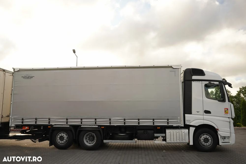 Mercedes-Benz ACTROS 2551 / TANDEM COMBINAT 120 M3 / TRAVERSĂ / RIDICATIVĂ / PUNTE RIDICATIVĂ / PODEA REZISTENTĂ - 18