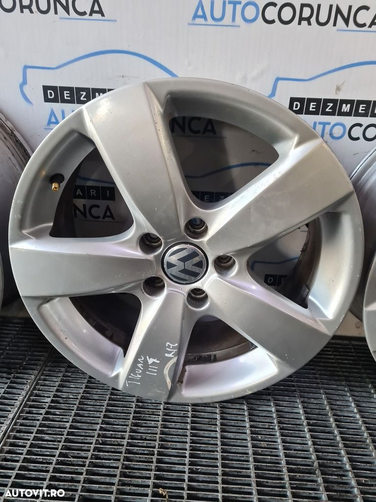 Jante aliaj Volkswagen Tiguan 5N 2007 - 2011 (1114) R17 ET43 - 3
