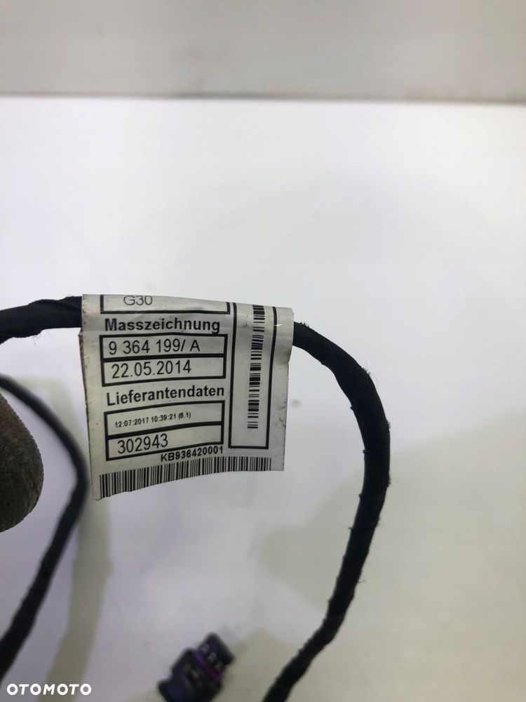 bmw g30 wiĄzka pdc tylna tyŁ 9364199 - 3