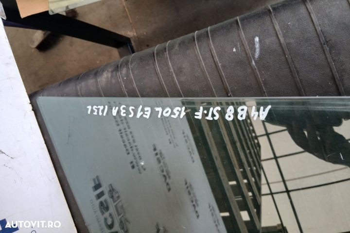 Geam usa fata stanga 43R-001605 43R-001605 Audi A4 B8/8K [facelift] [ - 3