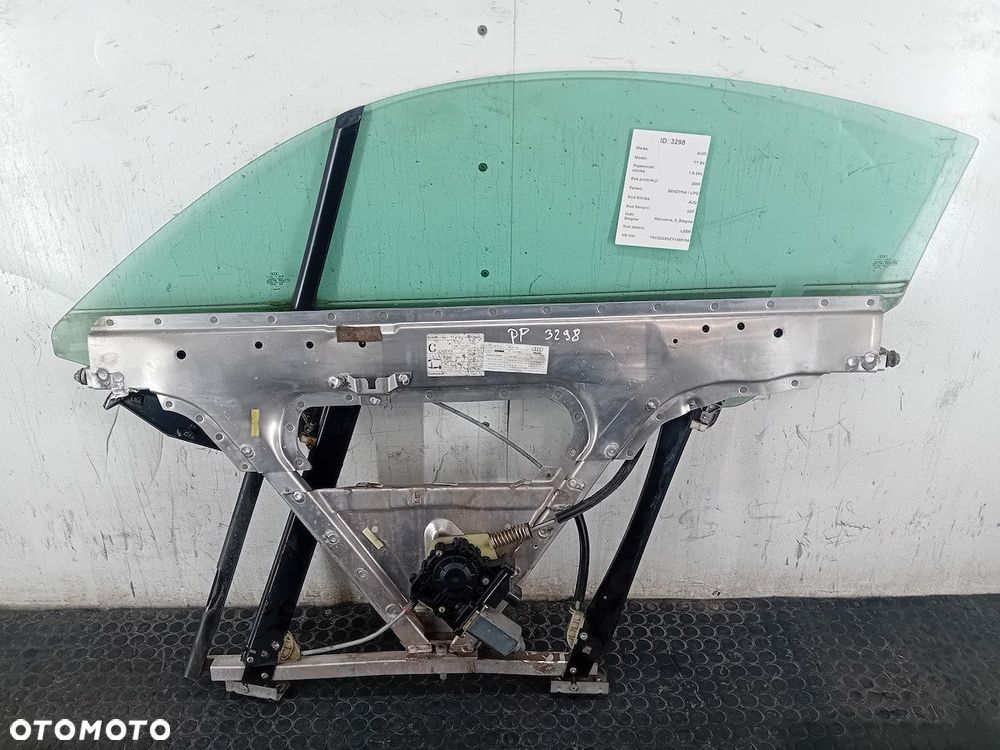 PODNOŚNIK SZYBY PRAWY PRZÓD AUDI TT 8N 8N8837730 - 4